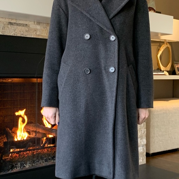 Gerard Darel GRAY Wool Blend Coat - Picture 2 of 8